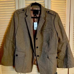Tan Banana Republic Blazer with Flared Sleeves